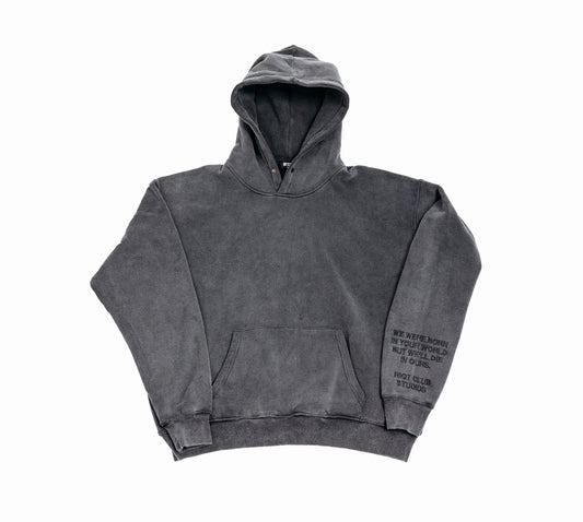 Ash Grey Oversized Luxury Hood