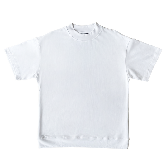 White Premium Crewneck T-shirt