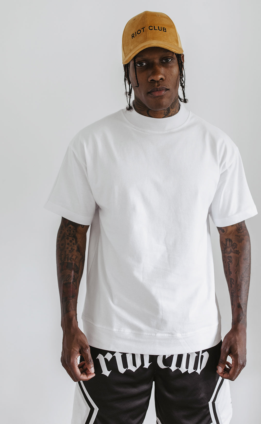 White Premium Crewneck T-shirt